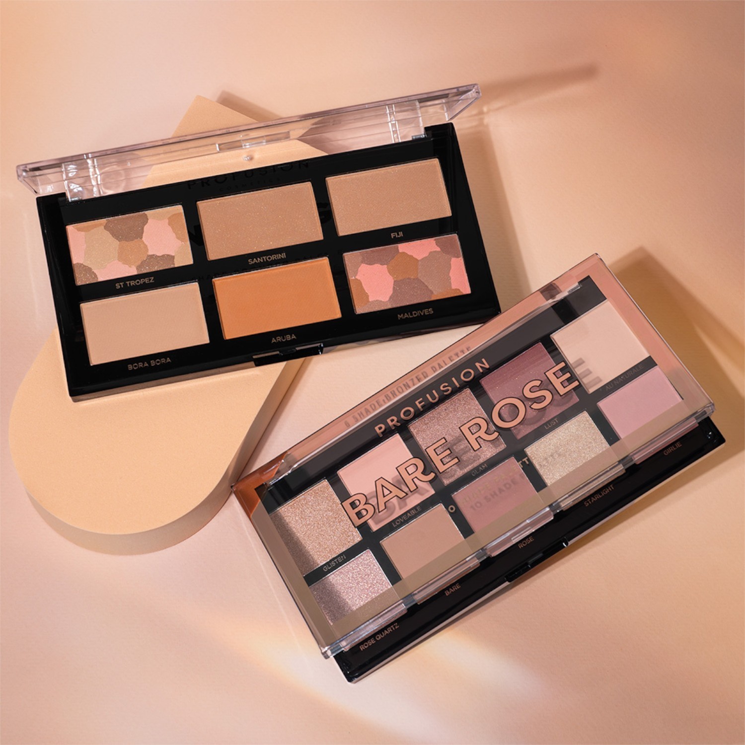 Paleta za bronasto in sijočo polt Profusion