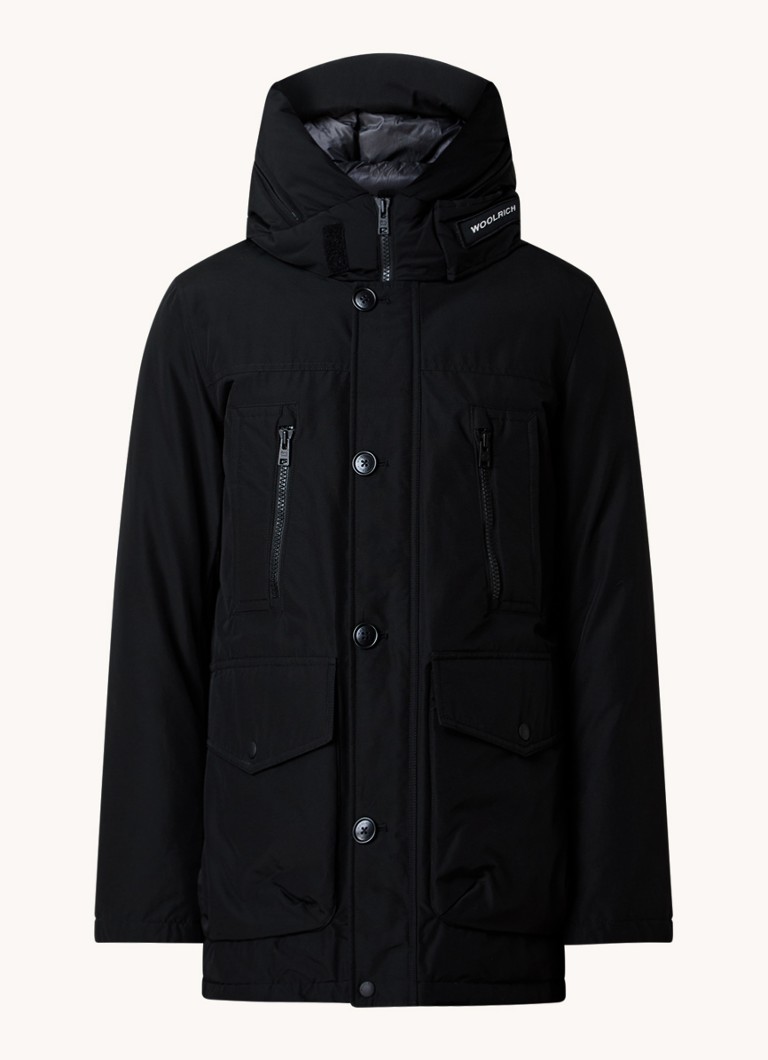 Woolrich Arctic stepēta parka ar dūnu pildījumu un noņemamu kapuci