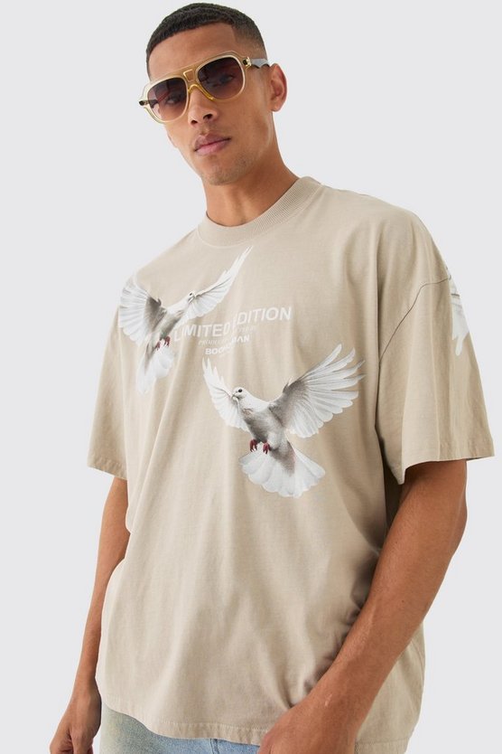 Oversize T-Shirt mit Print