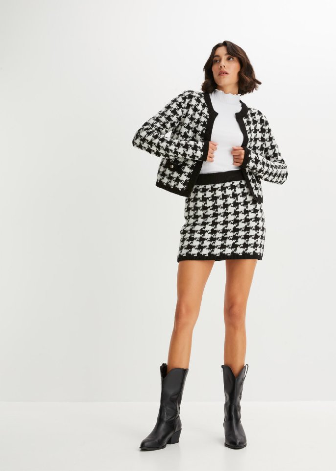 Strickjacke aus Jacquard