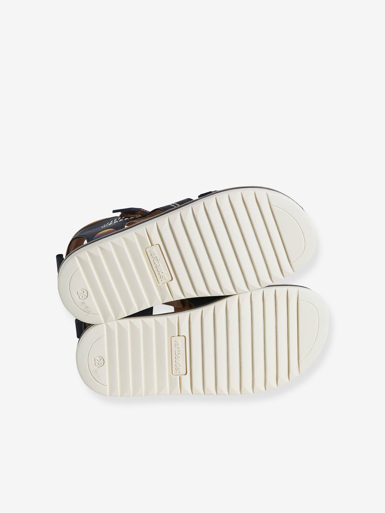 Vertbaudet Kinder Sandalen mit Anziehtrick - marine
