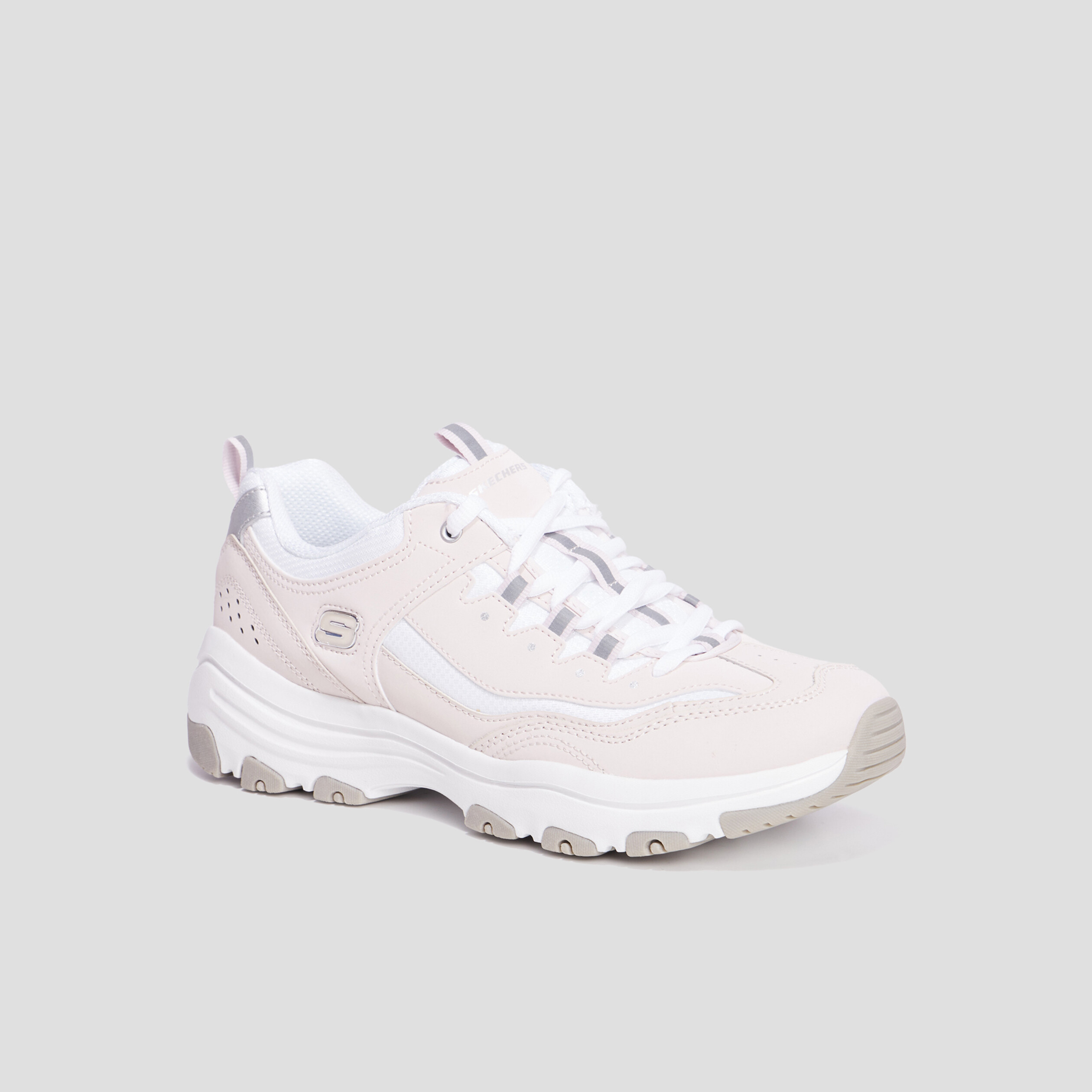 Baskets running mémoire forme Skechers rose femme | La Halle