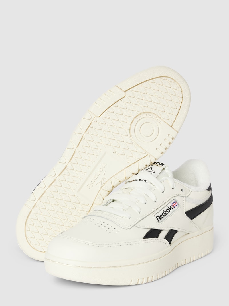 Sneaker mit Label-Details Modell 'CLUB C DOUBLE REVENG' in weiß