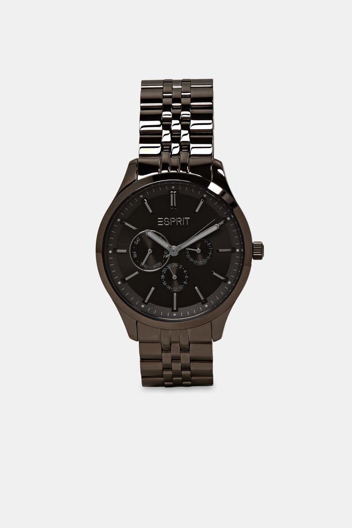 Edelstahl-Uhr mit Gliederarmband