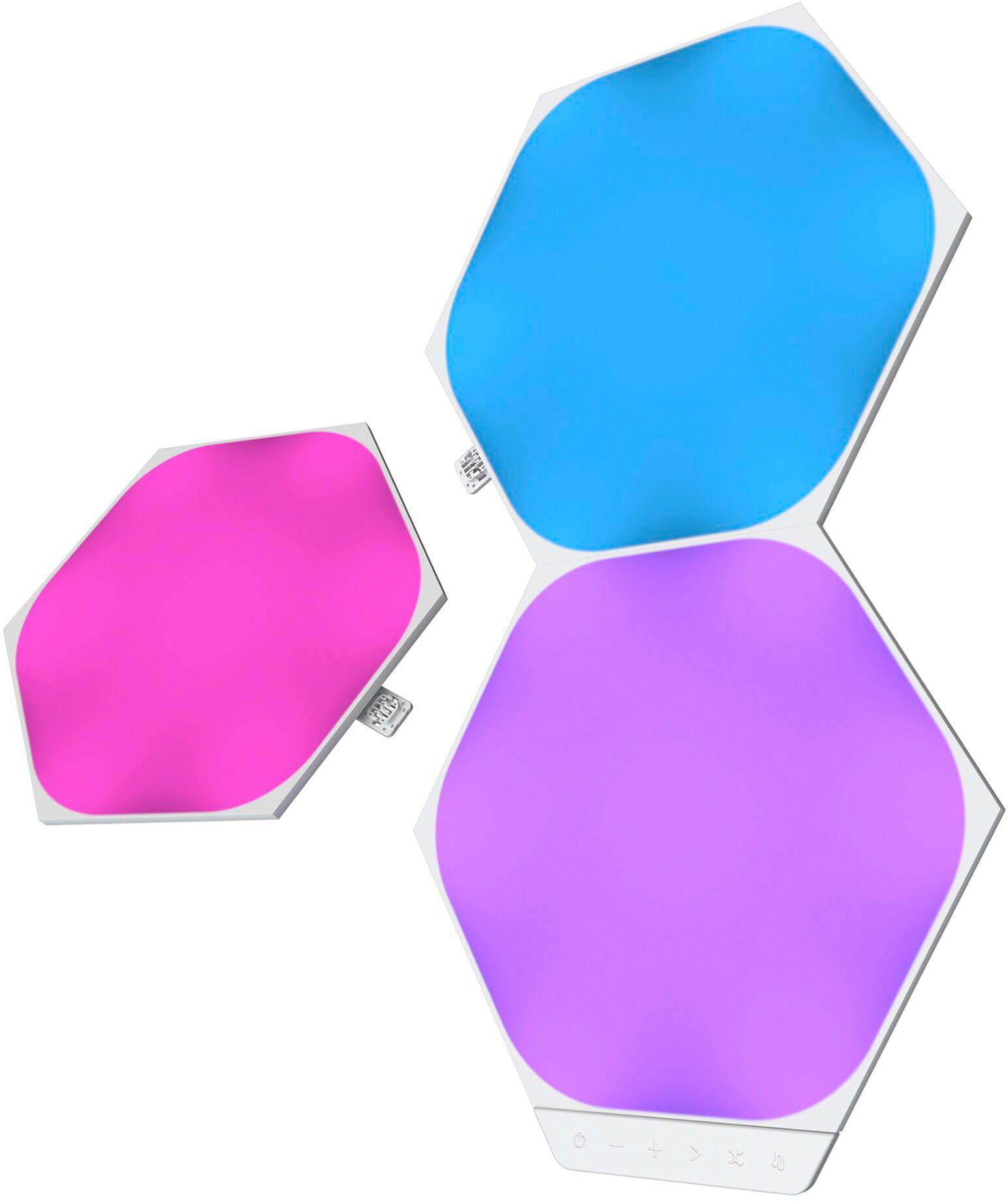 nanoleaf LED Panel Shapes Hexagons, Dimmfunktion, LED fest integriert, Farbwechsler