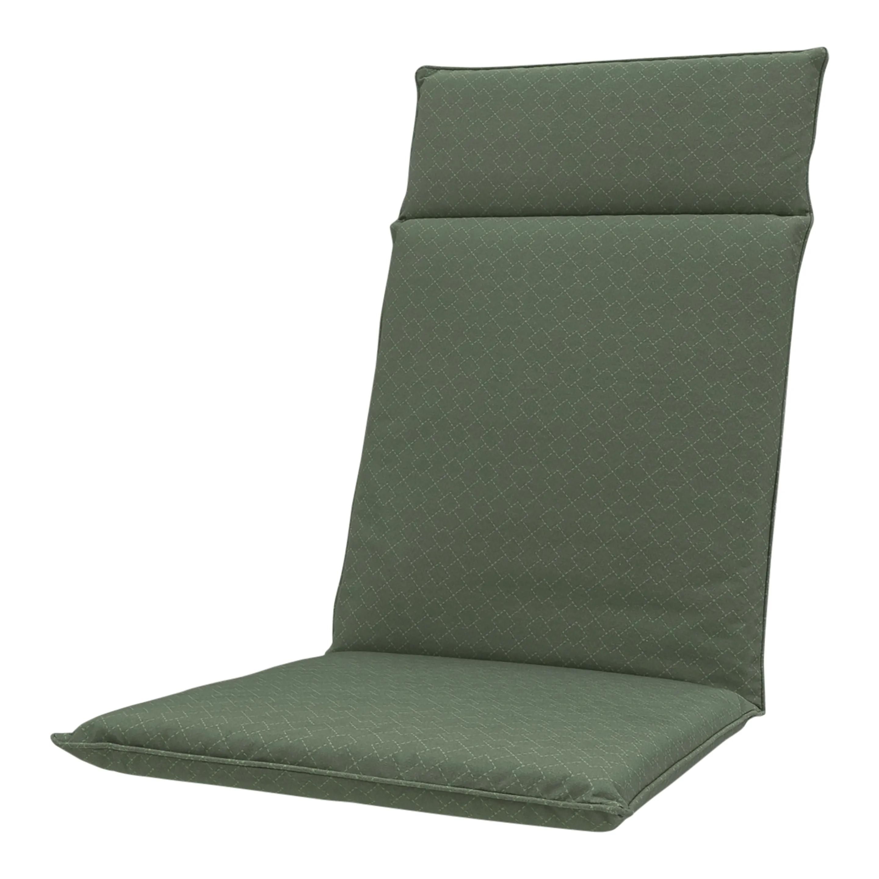 Madison Check Green 120x50 Kissen mit hoher Rückenlehne