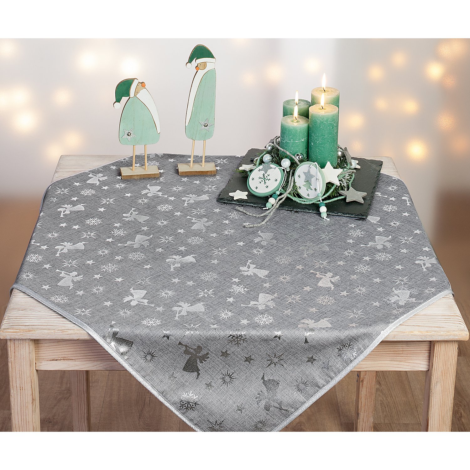 buttinette Schrägband, silber glitzernd, Breite: 2 cm, Länge: 5 m