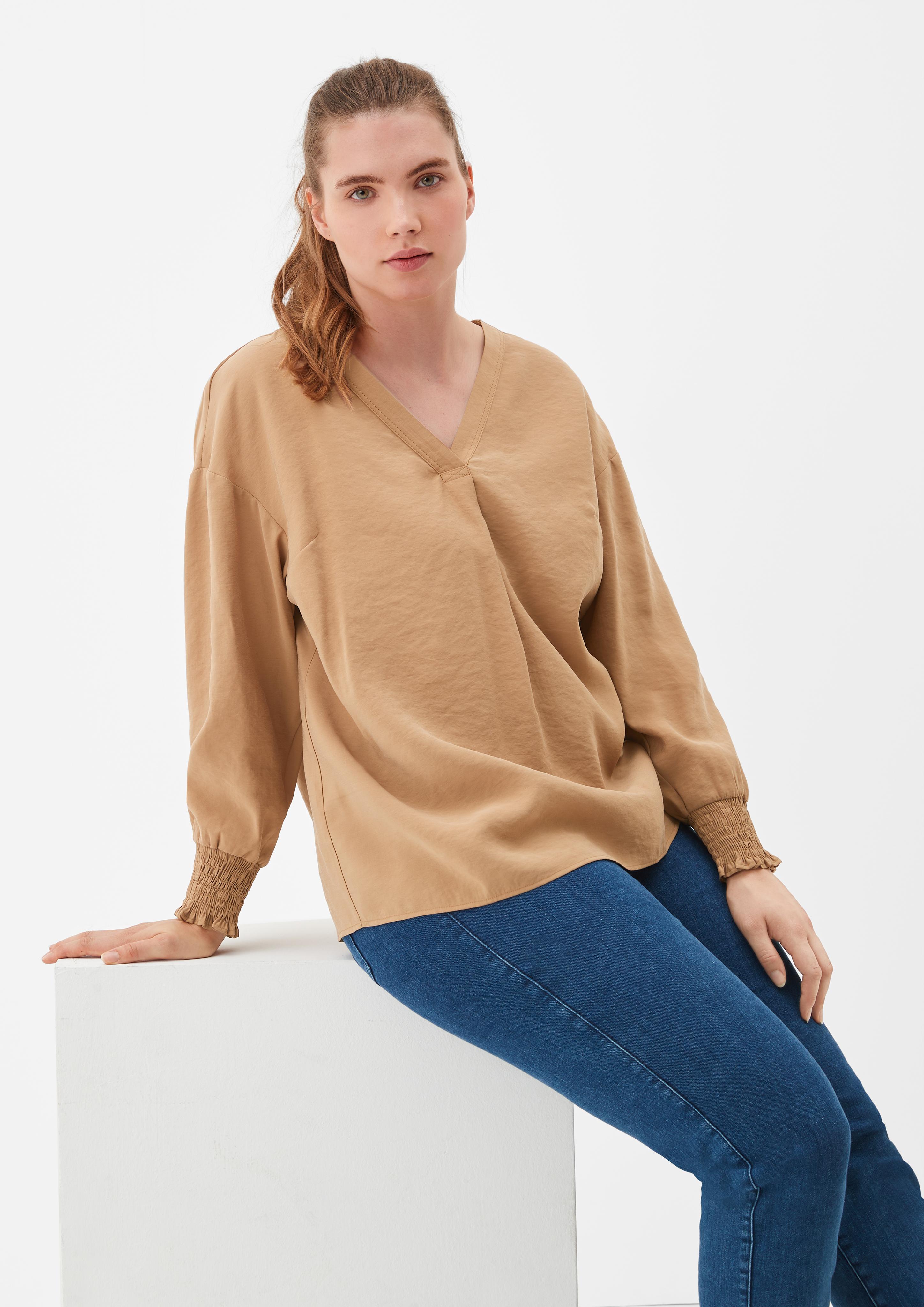 Bluse in Crinkle-Optik  2126497-8748