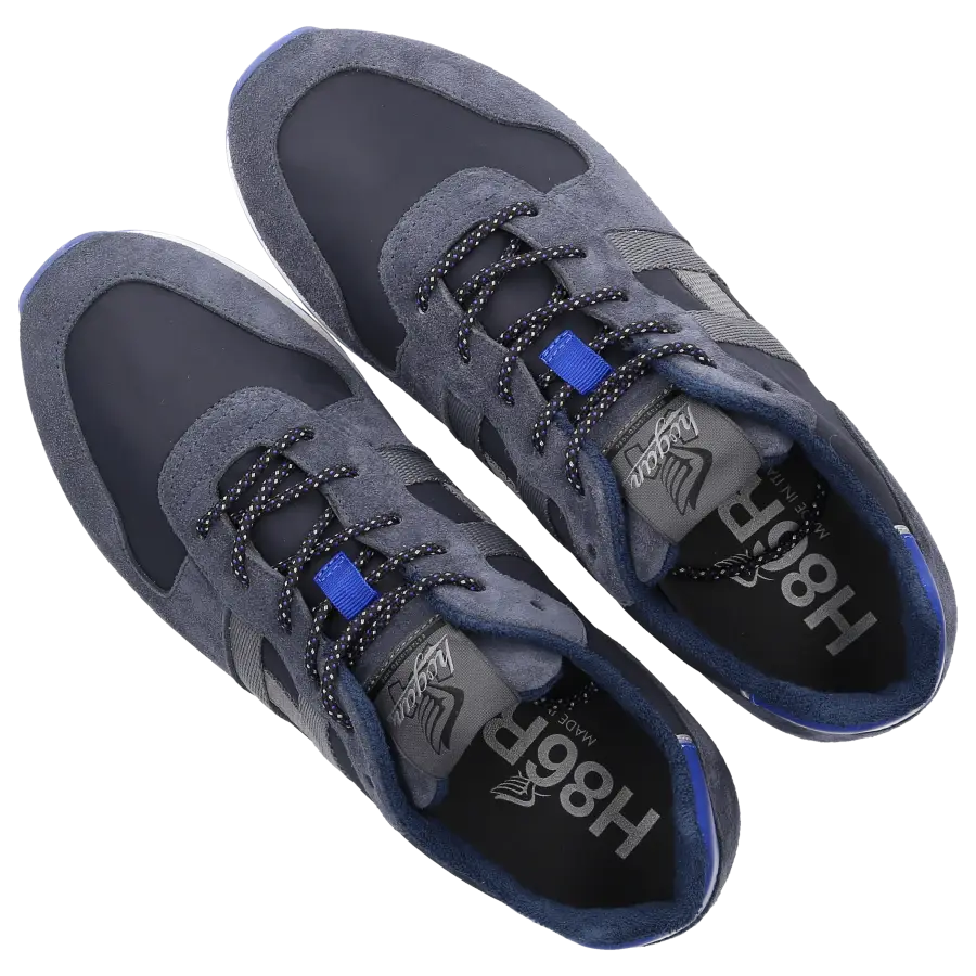Hogan - Sneaker low H383 Veloursleder Textil - blau