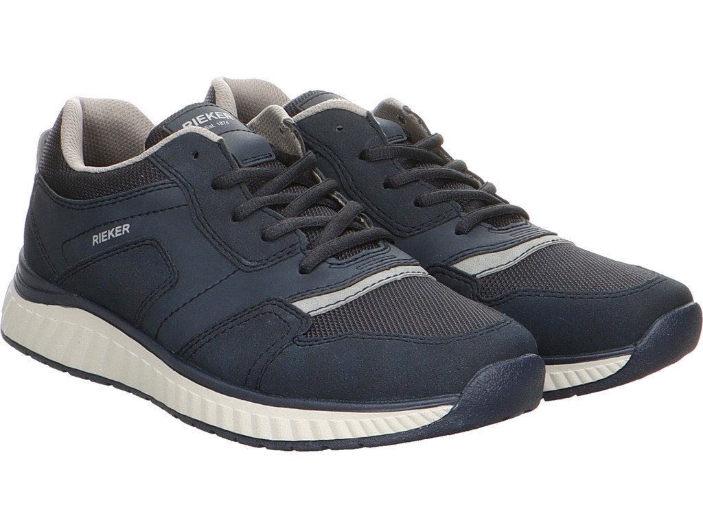 RIEKER Freizeit Schnürer blau