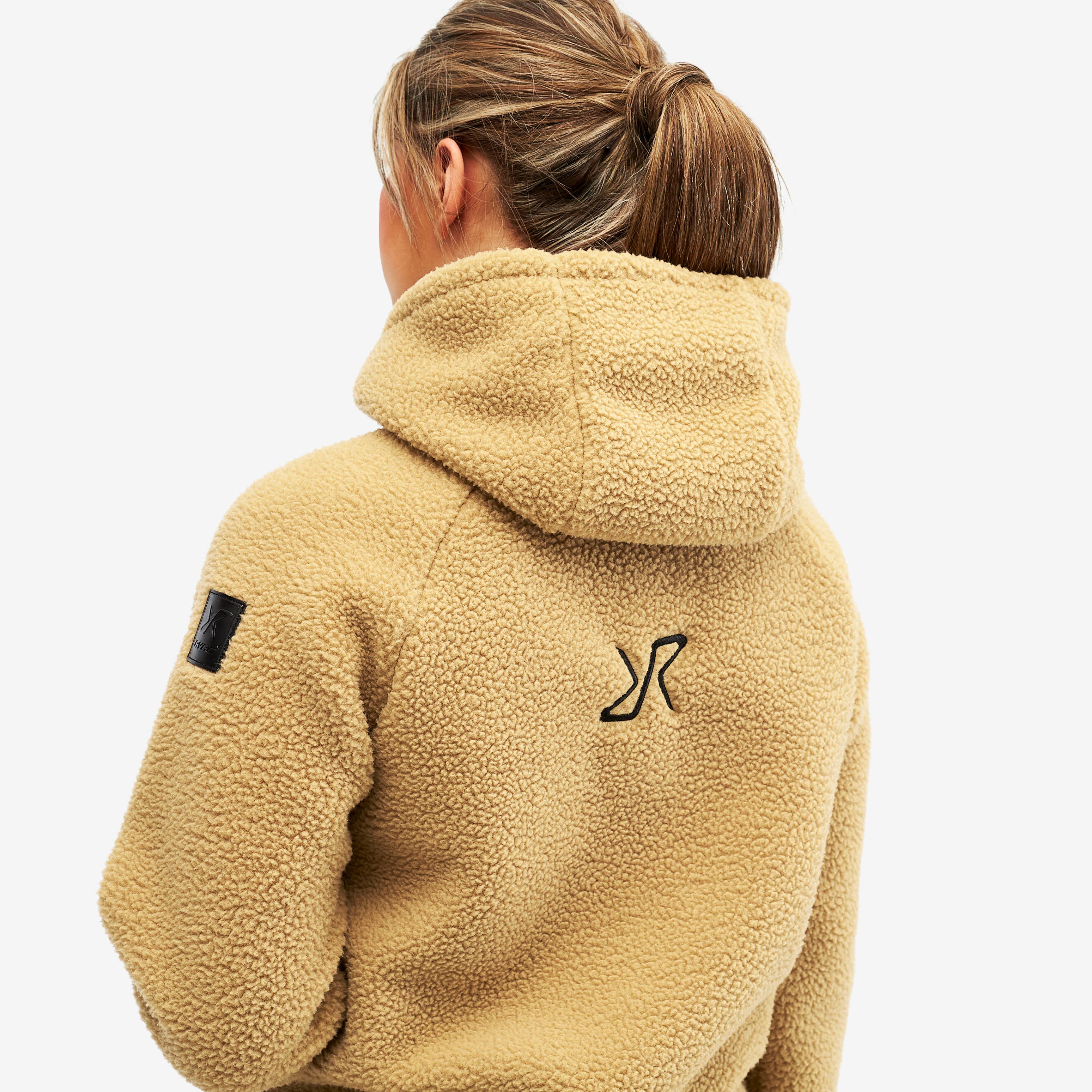 Sherpa Hoodie Femme Teddy Bear