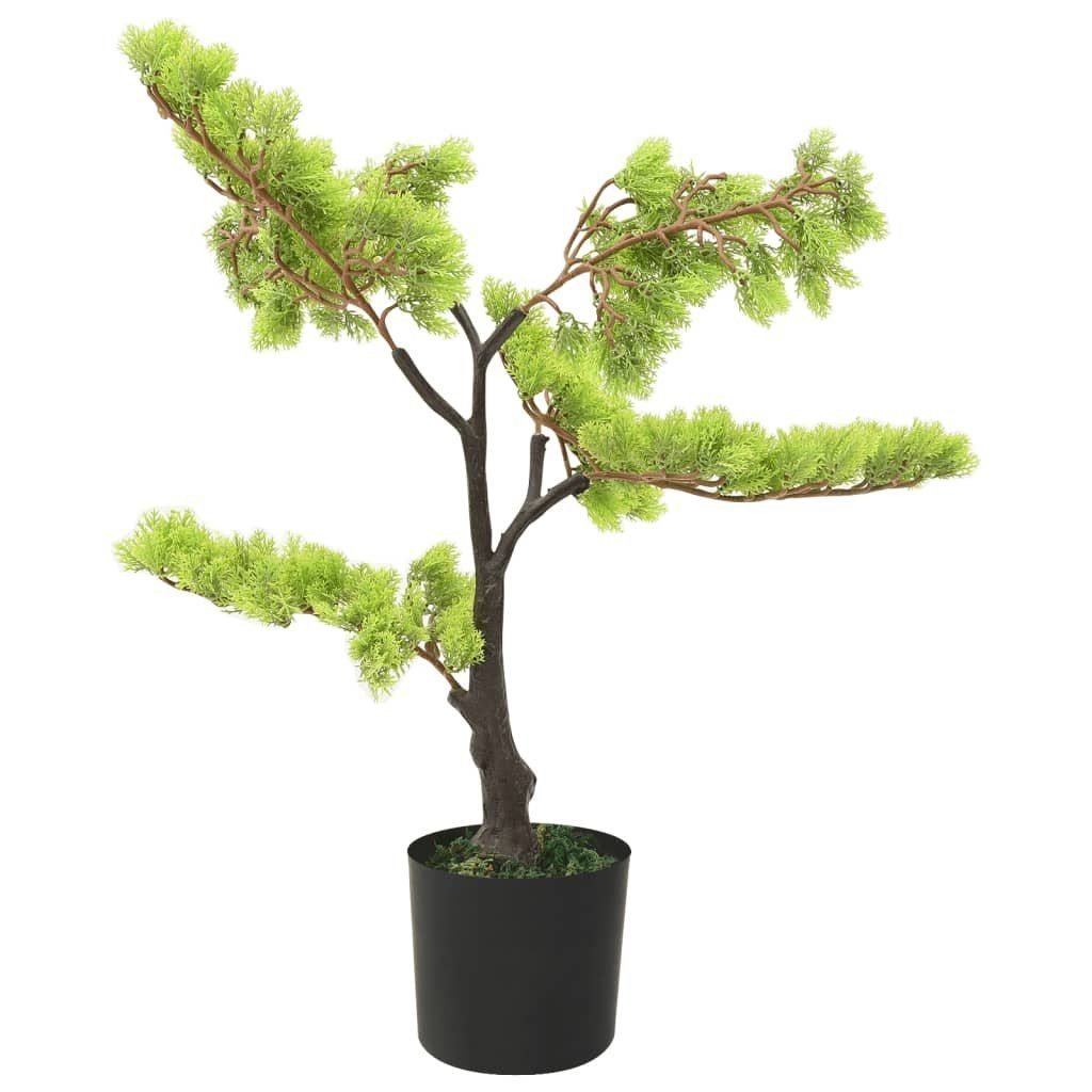 Künstliche Zimmerpflanze Künstlicher Bonsai Zypresse mit Topf 60 cm Grün Pflanze realistisch ec, vidaXL, Höhe 0 cm