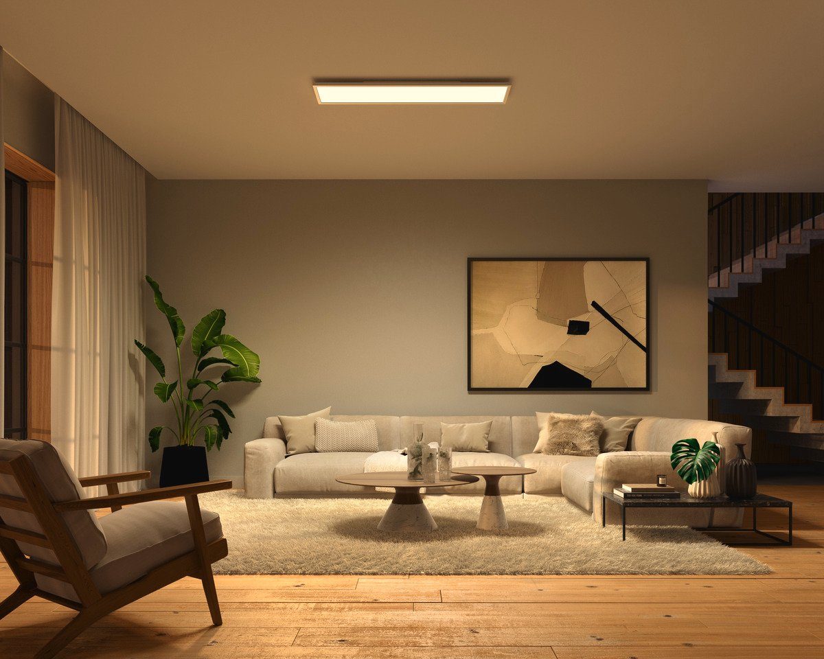 Philips Hue LED Deckenleuchte Surimu Panel, LED fest integriert