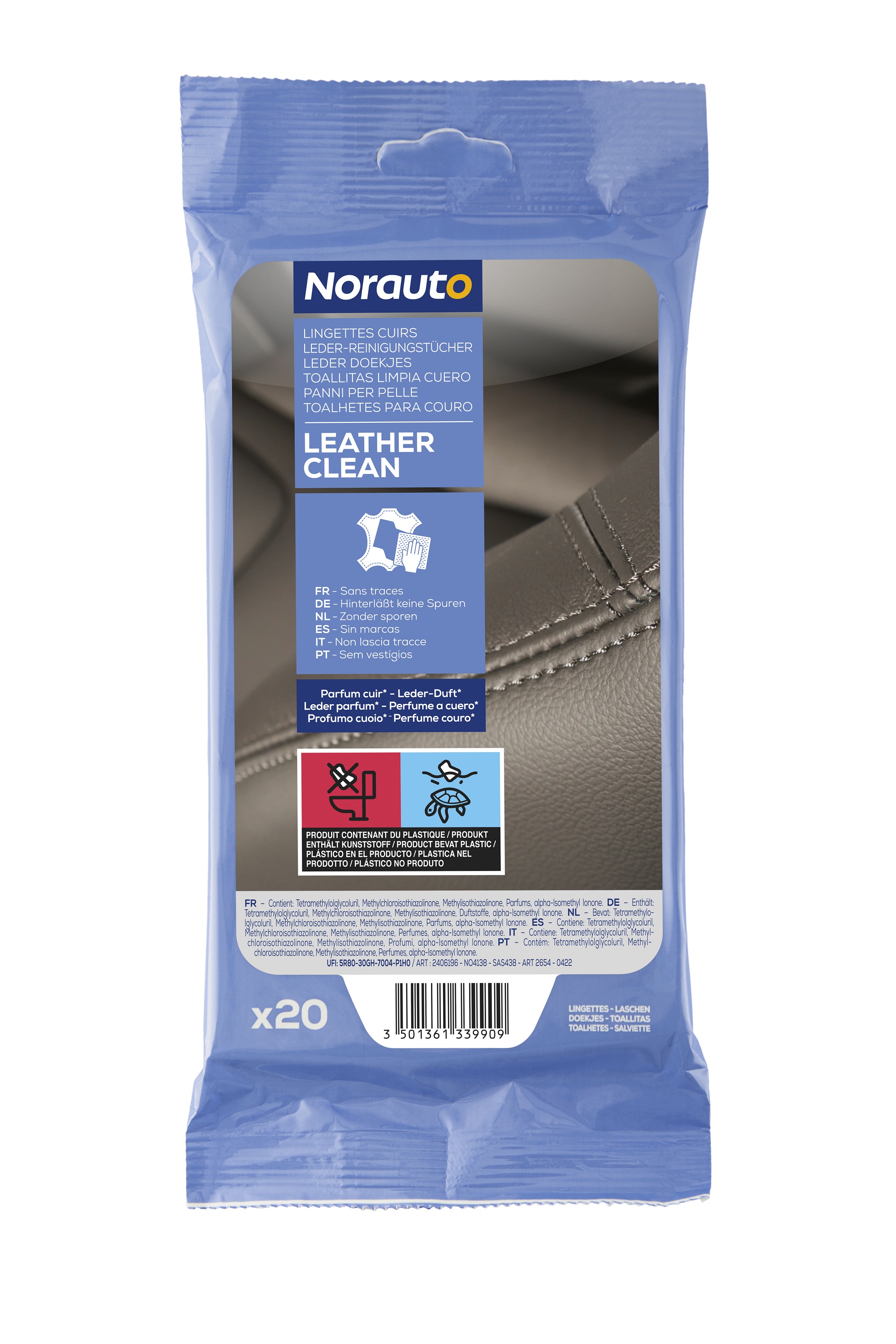 Lederreinigungstücher, 20 Stück, Norauto - ATU