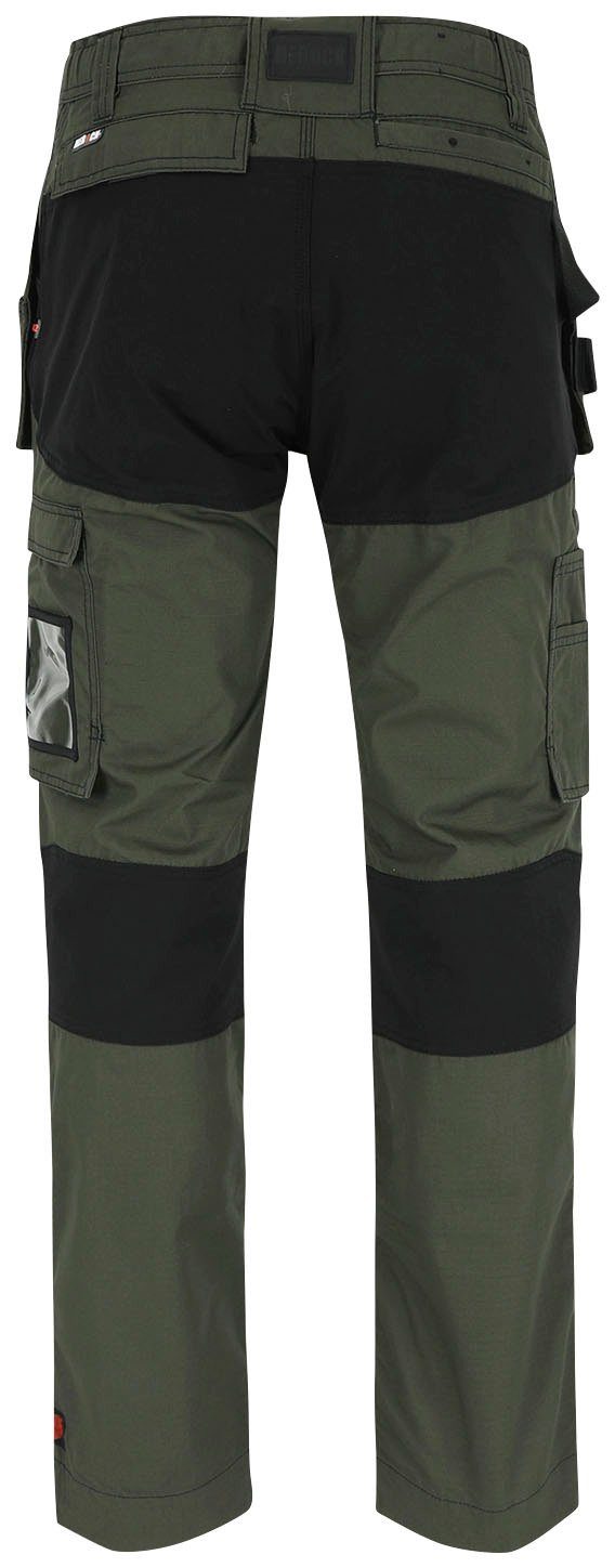 Herock Arbeitshose Spector Hose Multi-Pocket-Hose mit 2 festen Nageltaschen und 4-Wege-Stretch-Teilen