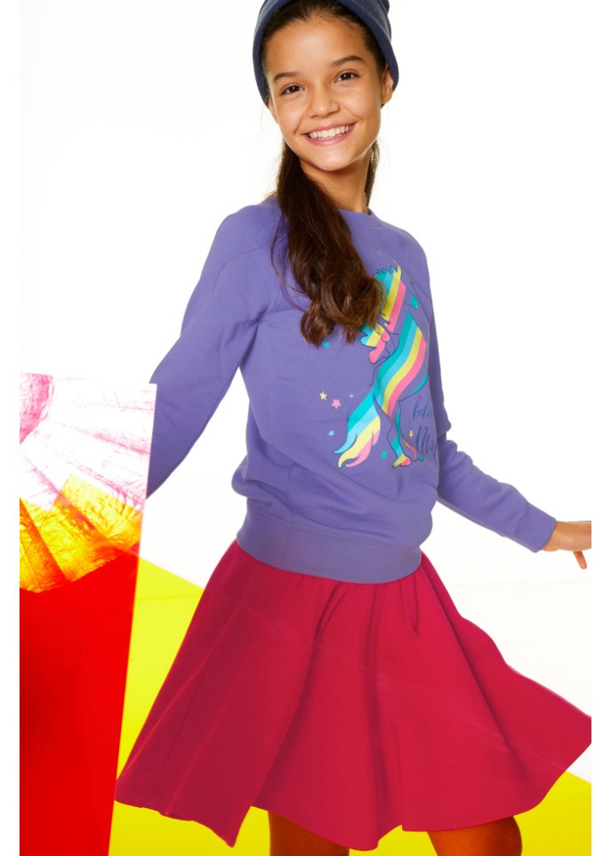 Mädchen Sweatshirt aus Bio-Baumwolle