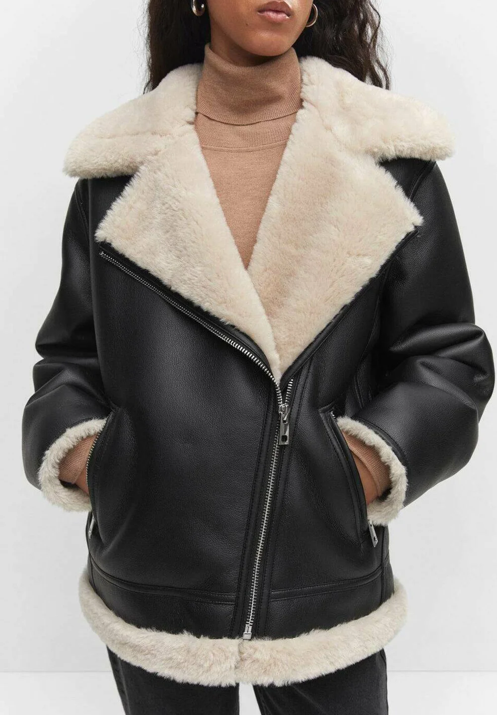 Mango ADRI - Chaqueta de piel sintética