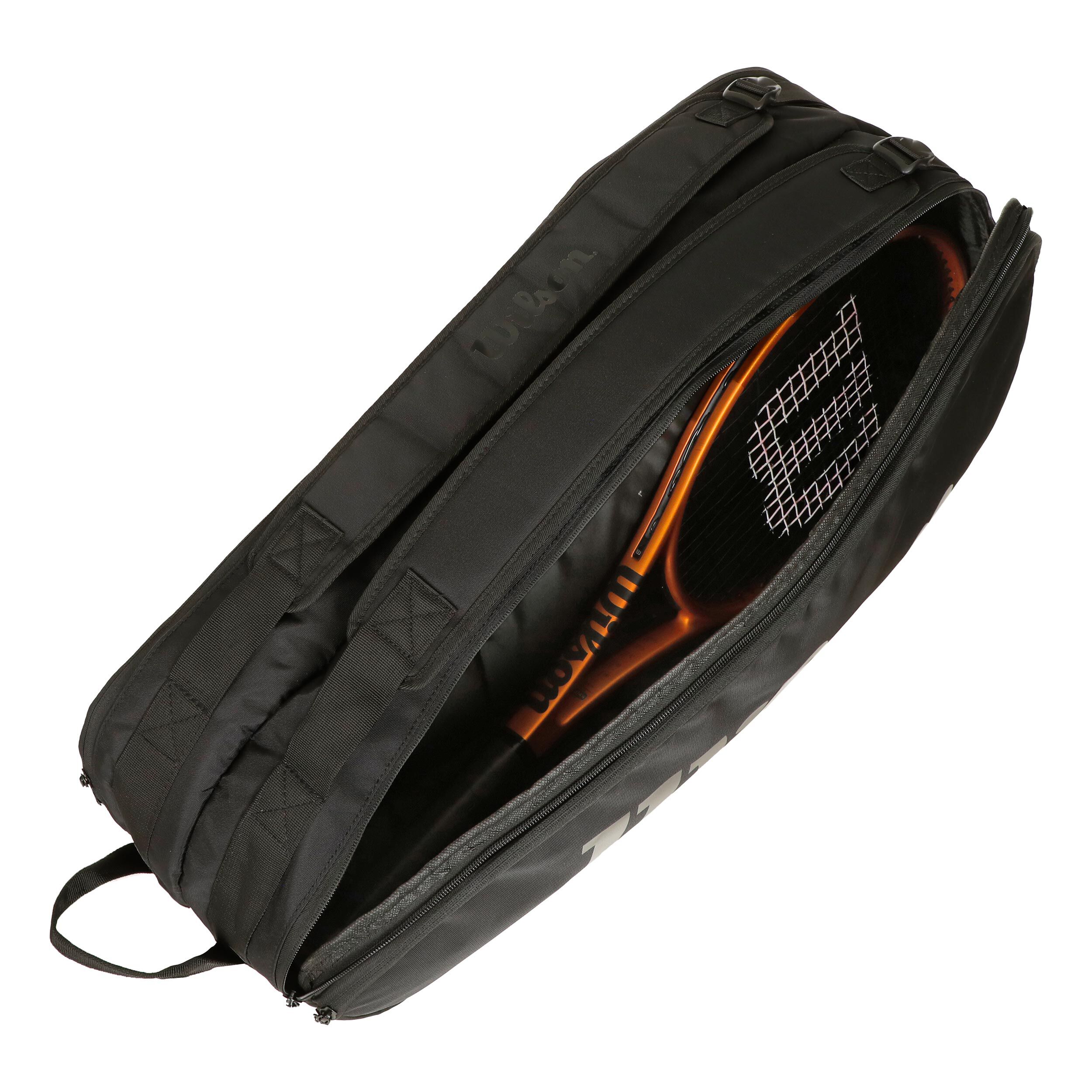 Tour Series Noir Schlägertasche 6er - Schwarz