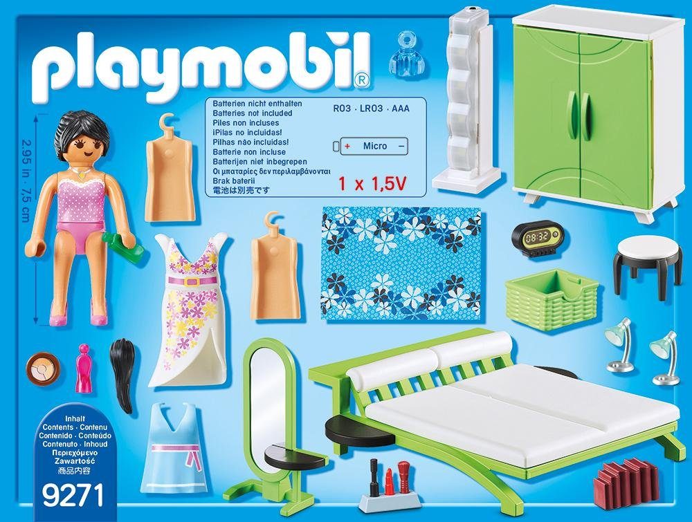 Playmobil® Konstruktions-Spielset Schlafzimmer (9271), City Life, Made in Germany