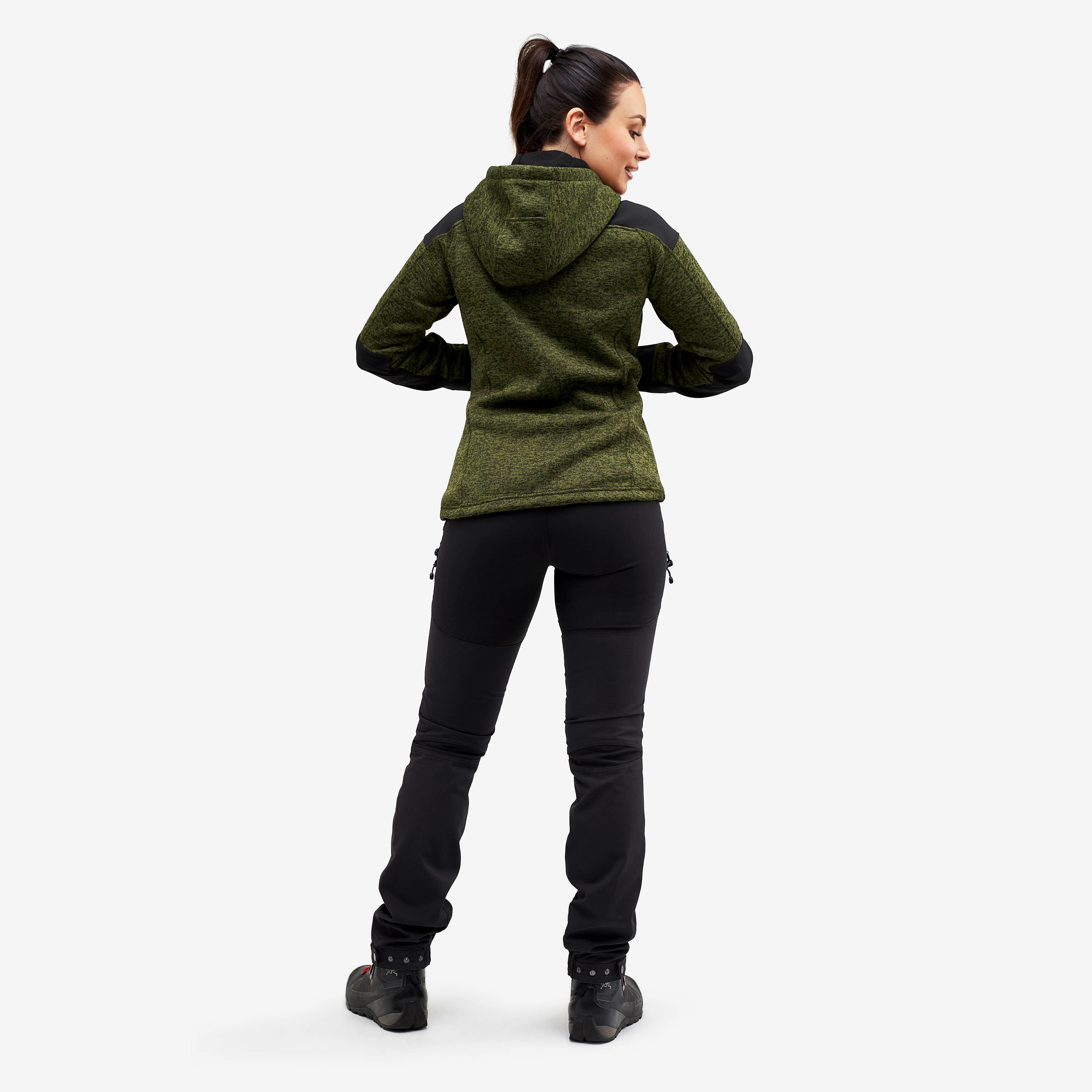 Tornado Hoodie Femme Olive Green