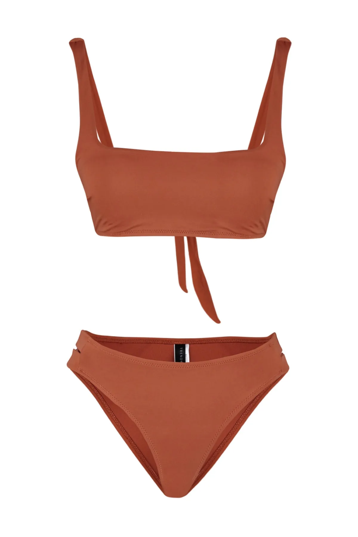 Trendyol Collection  Bikini-Set - Braun - Unifarben