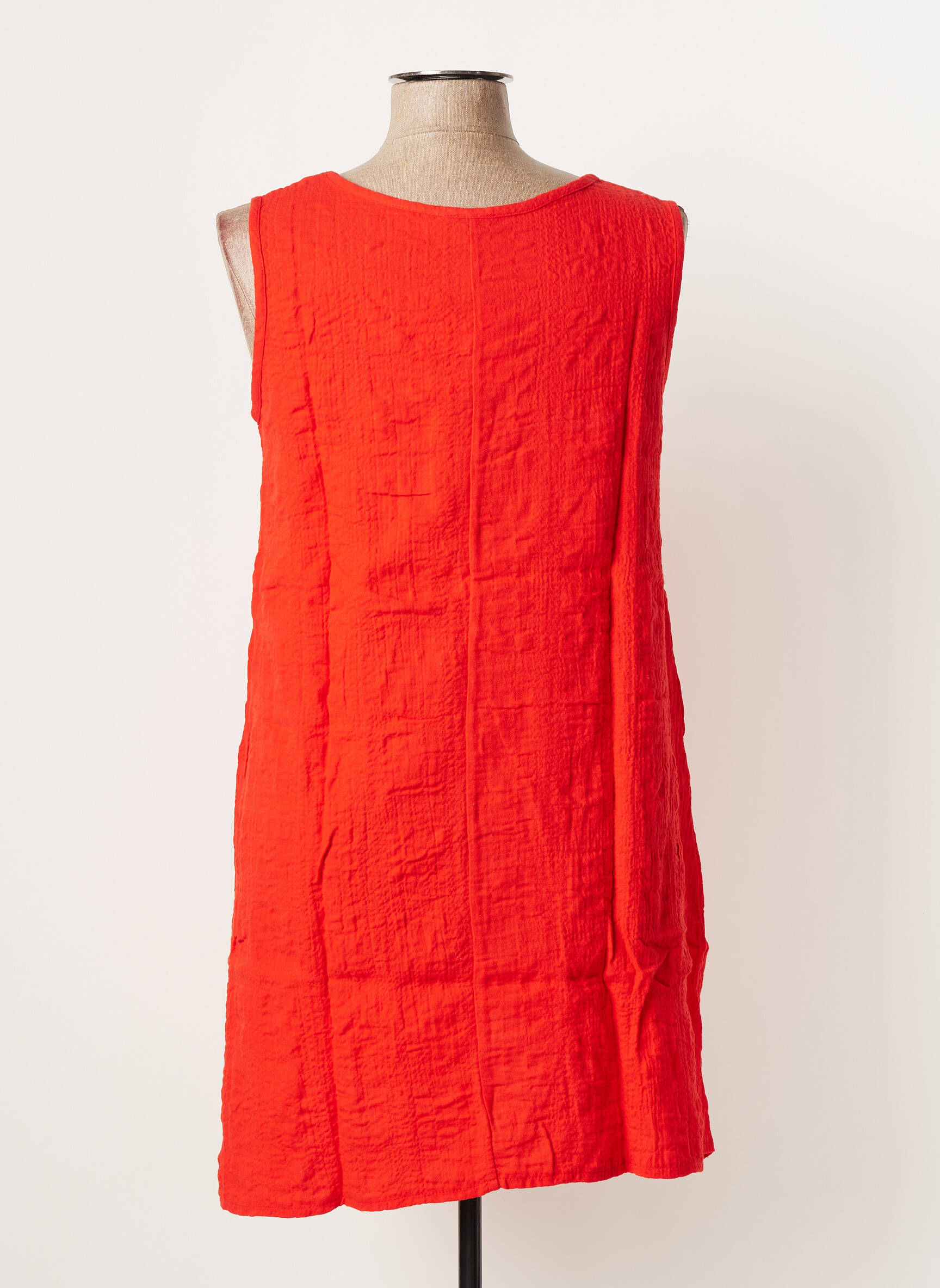 G Oze Tuniquesansmanche Femme couleur orange