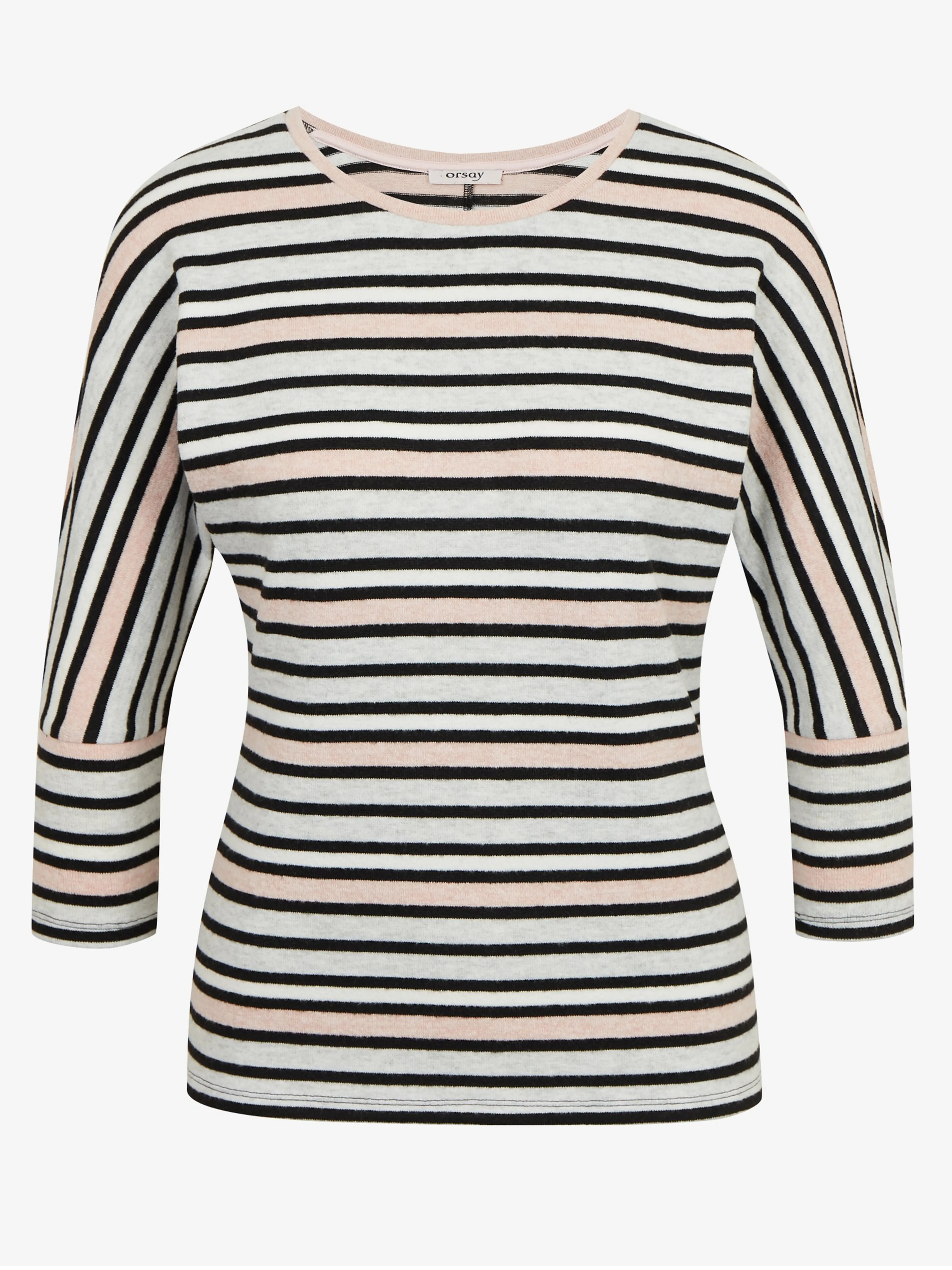 Hellblau gestreiftes Damen-T-Shirt ORSAY