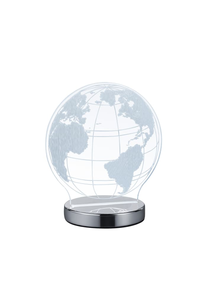Reality Leuchten Tischleuchte GLOBE in chrom günstig kaufen onesize