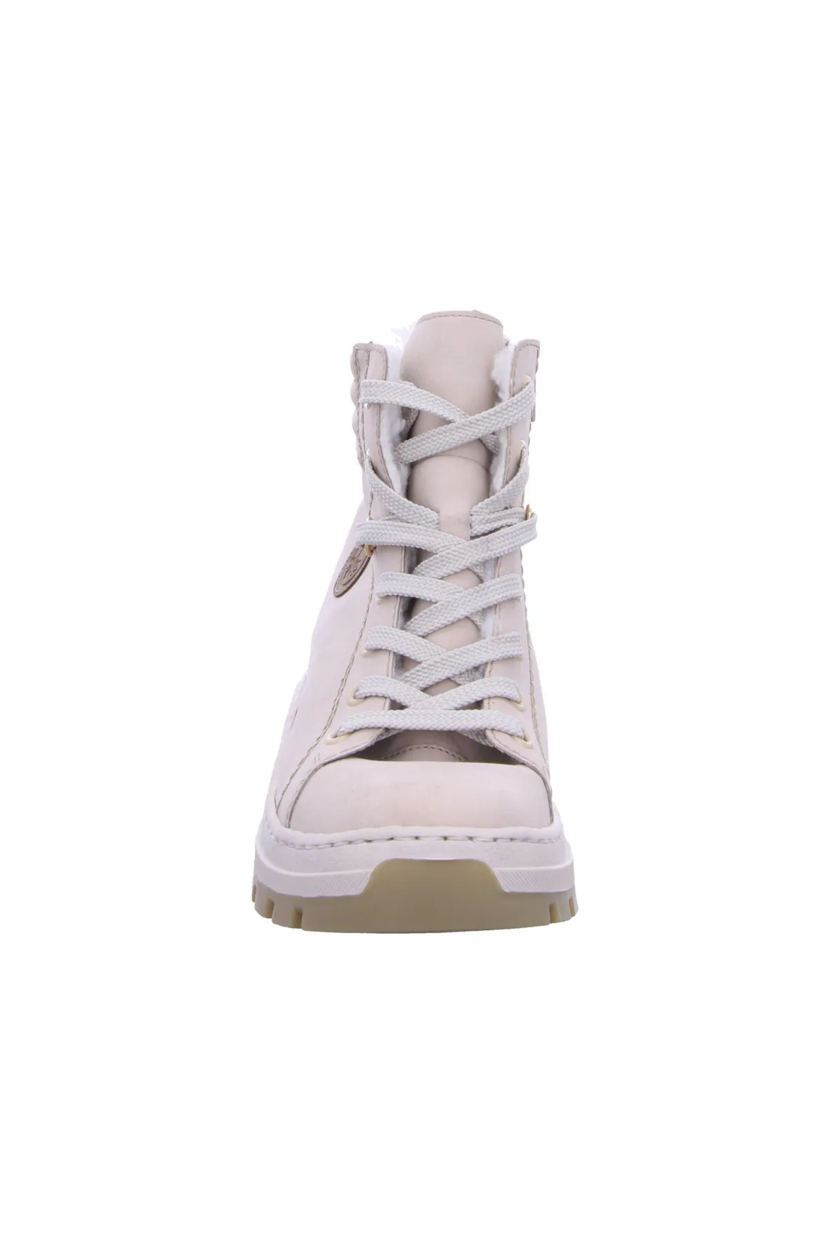 Rieker  Stiefelette - Beige - Flacher Absatz