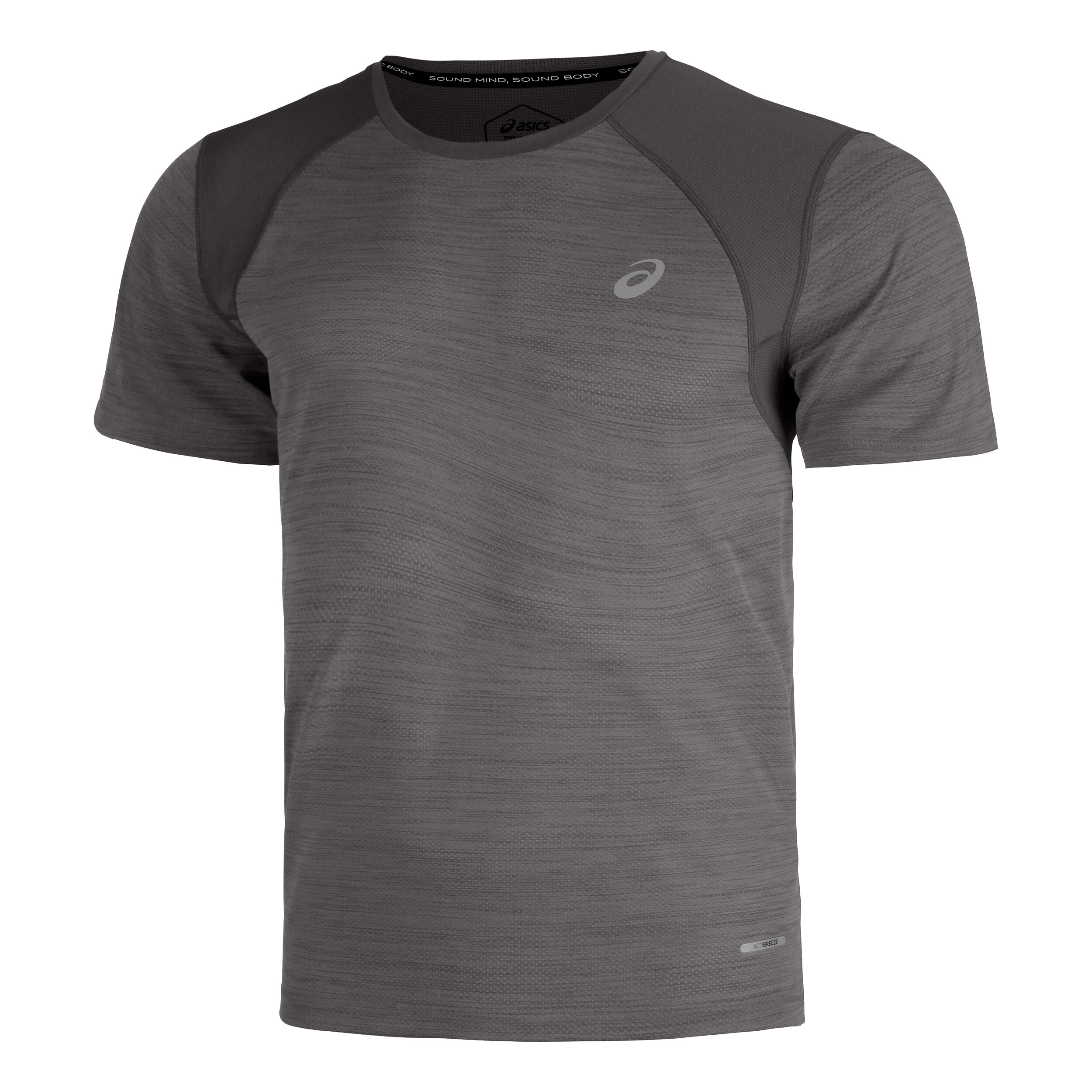 Road Laufshirt Herren - Schwarz