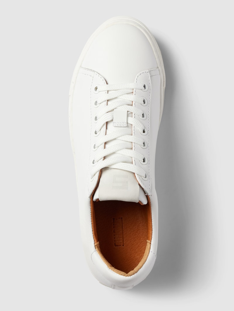Sneaker mit Label-Detail Modell 'LORENA' in weiß