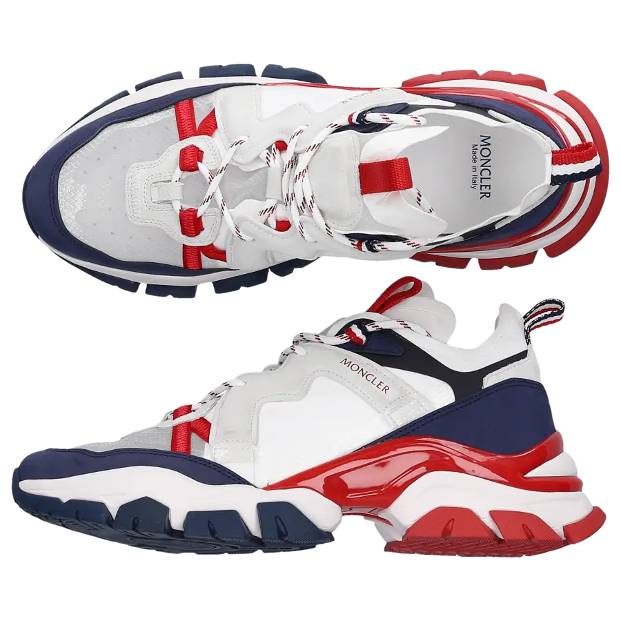 Moncler - Sneaker low LEAVE NO TRACE Kalbsleder - weiß