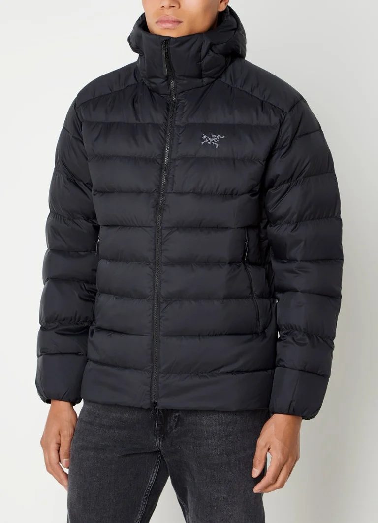 Arc'teryx Thorium lightweight quilted jacket with down filling and zippered pockets