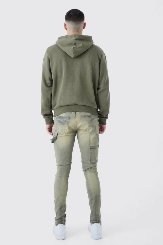 Skinny Stretch Jeans mit Rissen