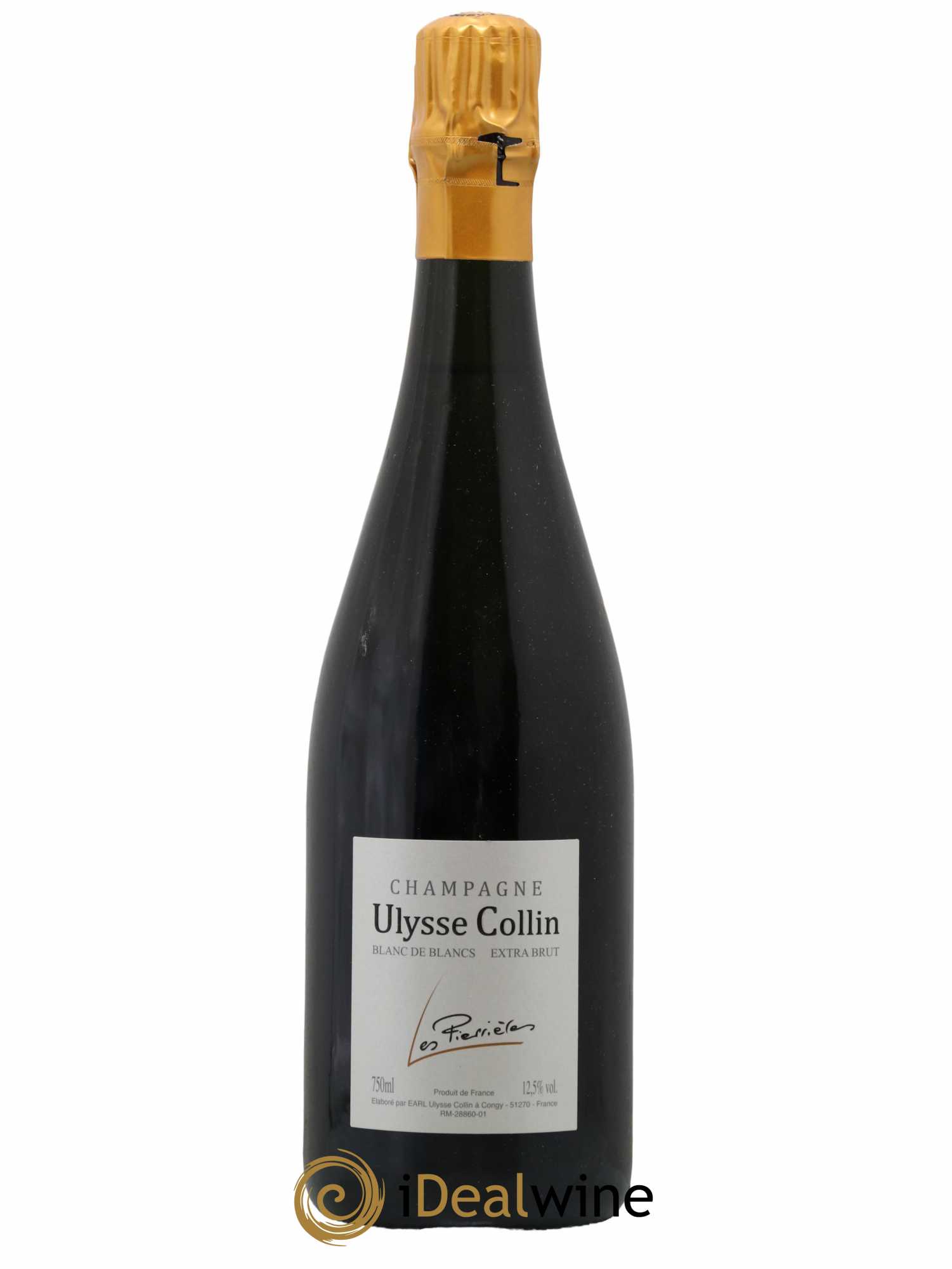 Blancs de Blancs Extra Brut Les Pierrières Ulysse Collin   - Lot de 1 Bouteille