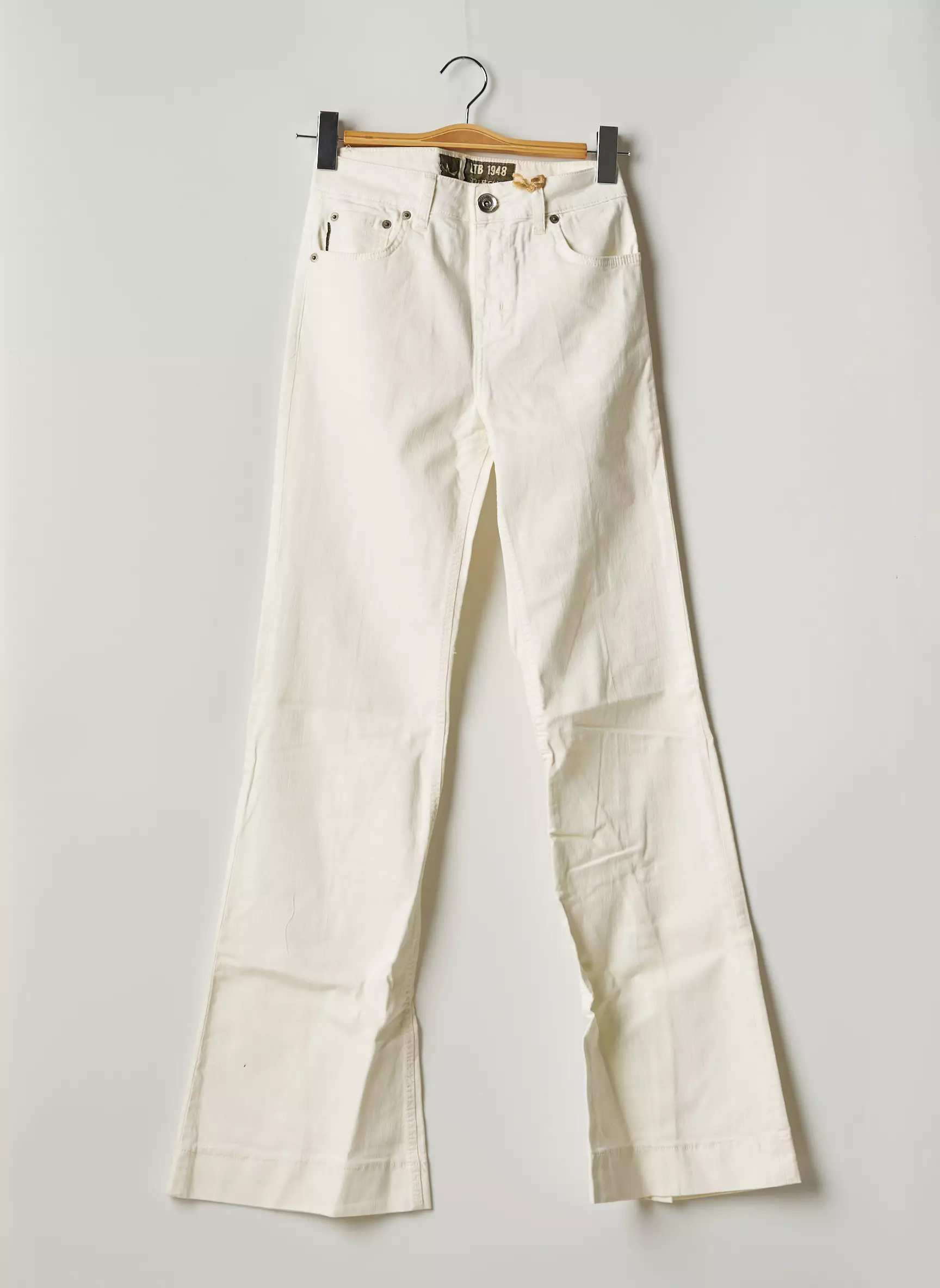 Ltb Pantalons Flare Femme couleur beige