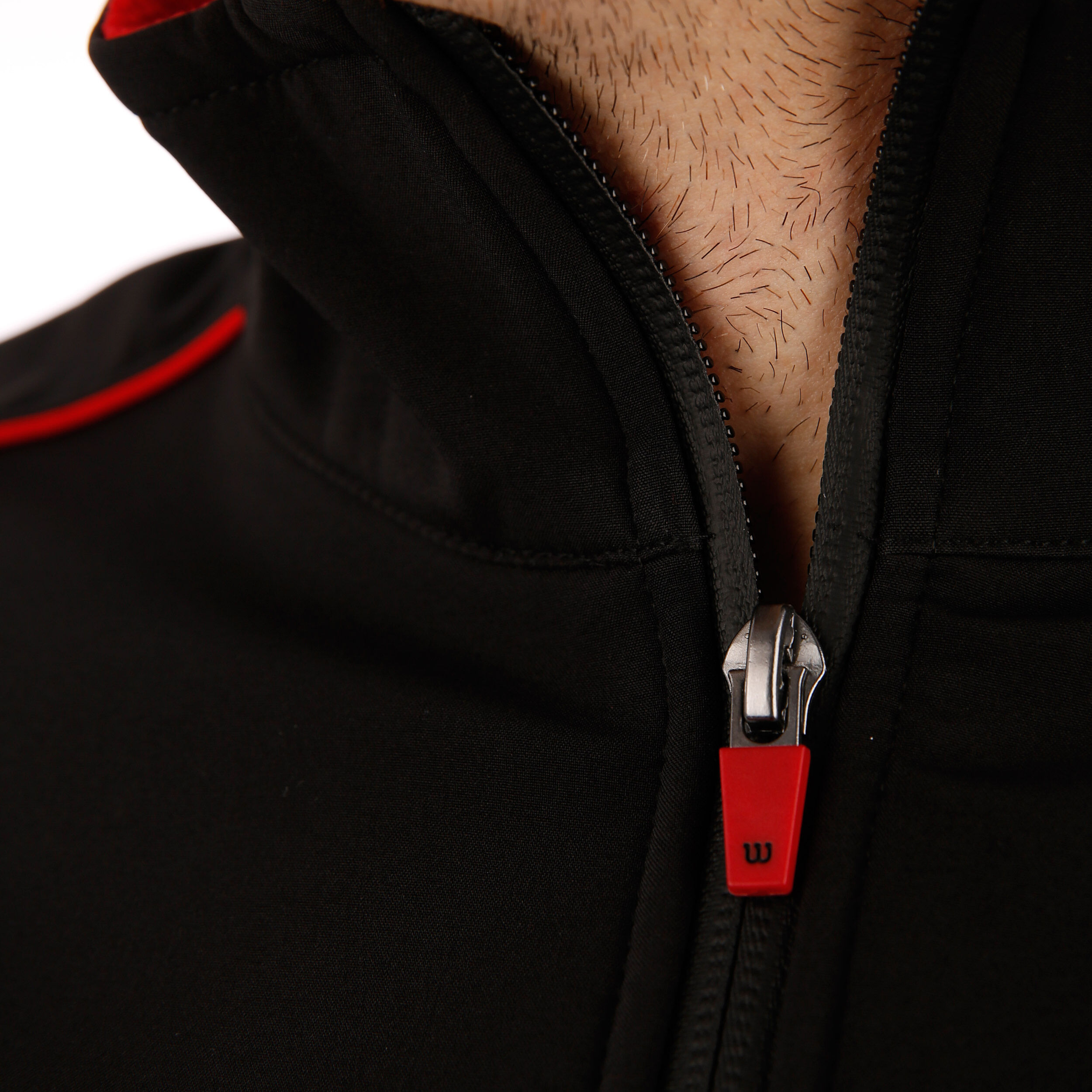 Promo Trainingsjacke Herren - Schwarz, Rot
