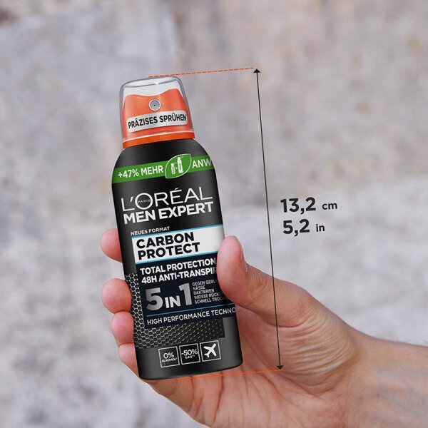 L'Oréal Paris Men Expert Carbon Protect 48h Deodorant Spray