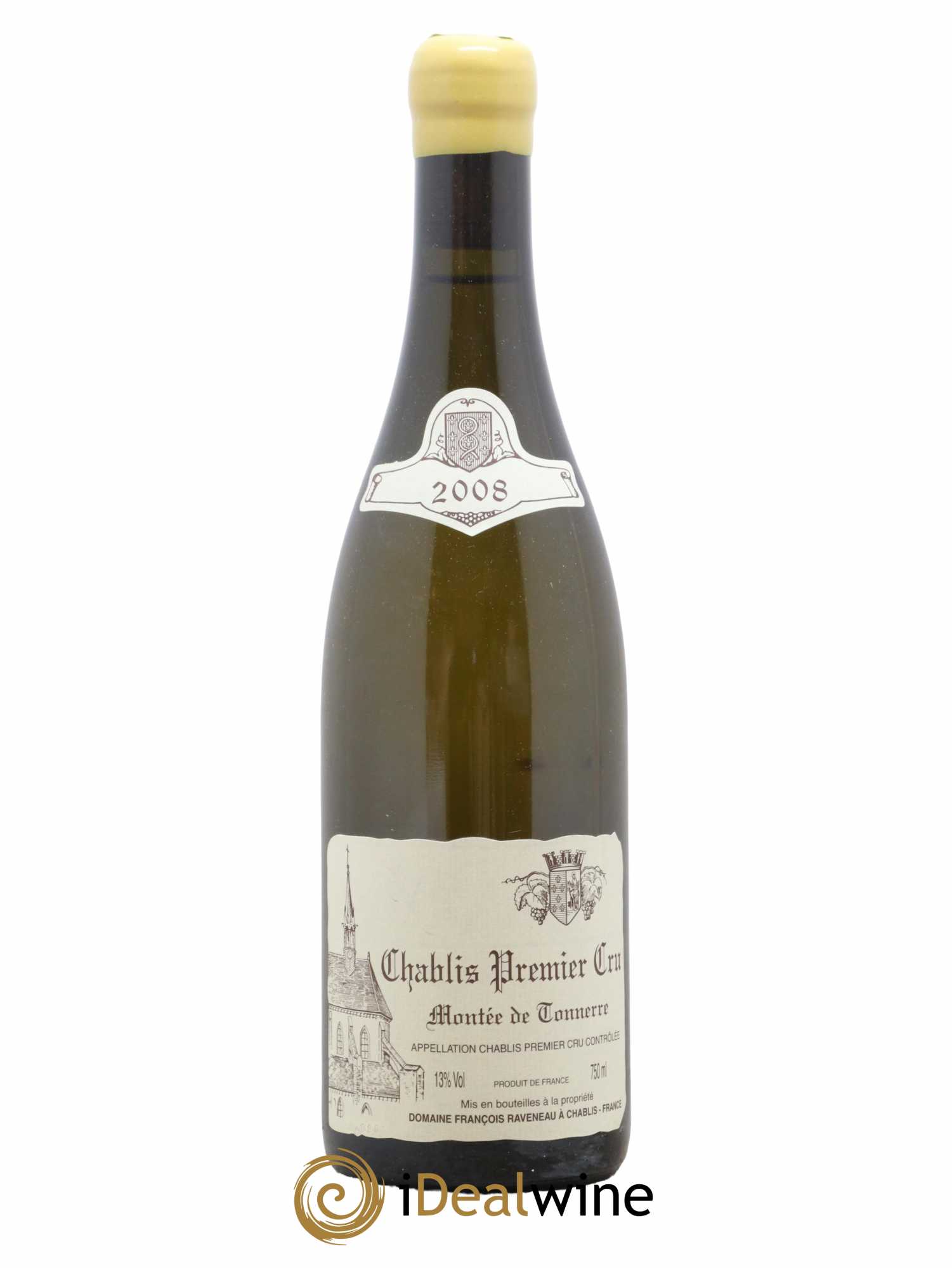 Chablis 1er Cru Montée de Tonnerre Raveneau (Domaine)  2008 - Lot de 1 Bouteille