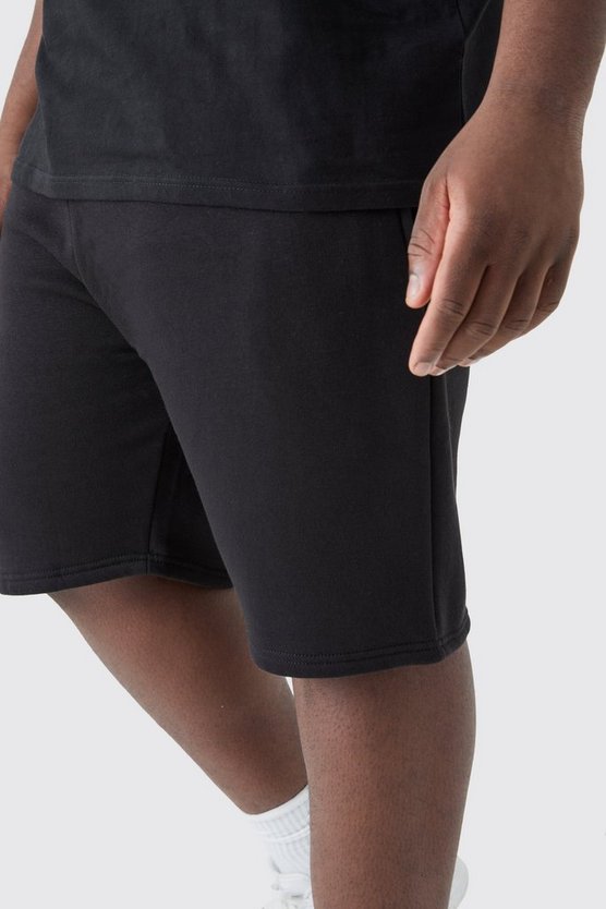 Plus lockere Jersey-Shorts