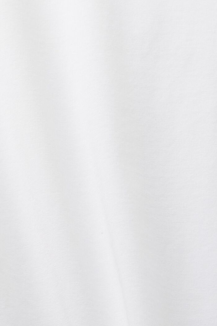 T-Shirt in schmaler Passform mit U-Ausschnitt
