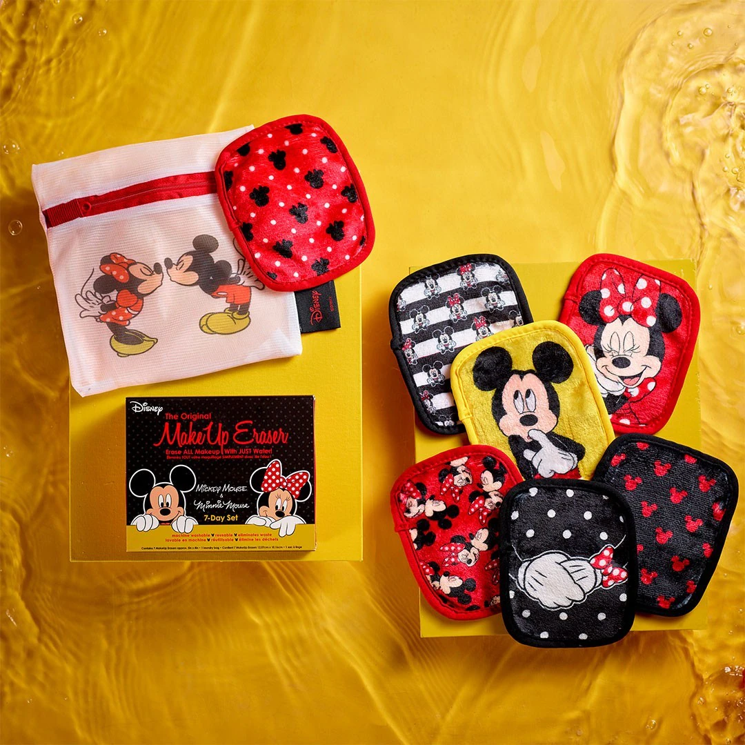 Kit démaquillant Mickey et Minnie pour 7 jours
