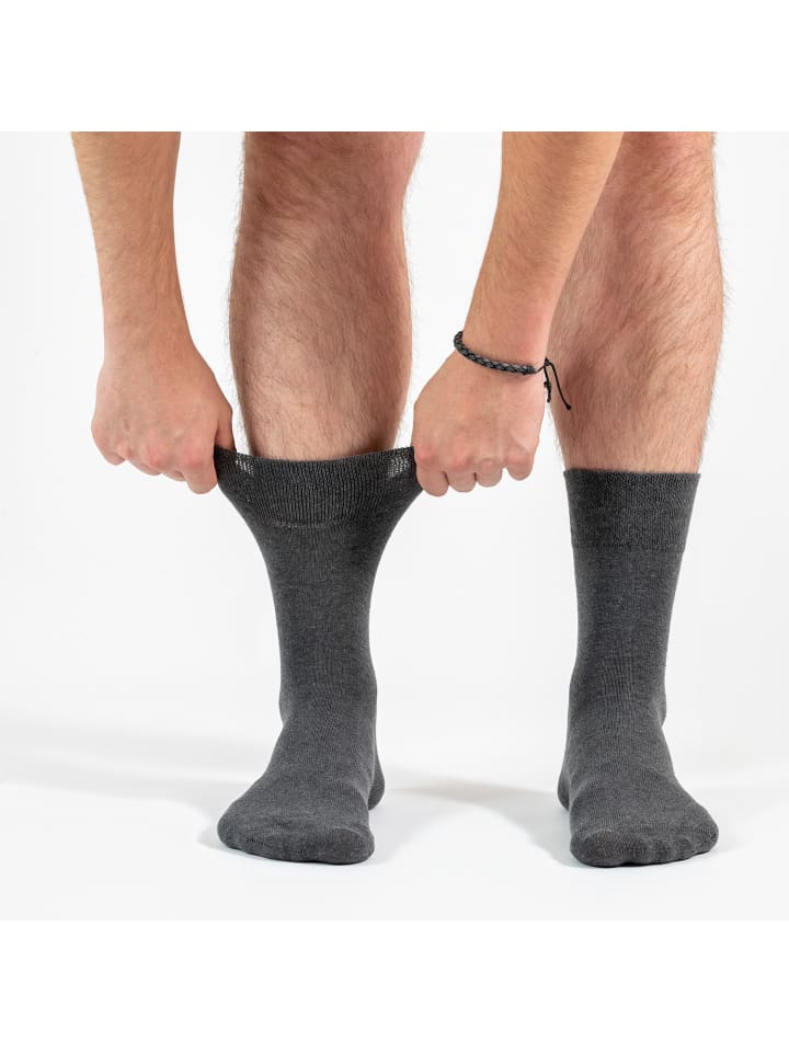 Occulto 6er Pack Diabetikersocken ohne Naht ohne Gummibund Oliver in Schwarz günstig kaufen