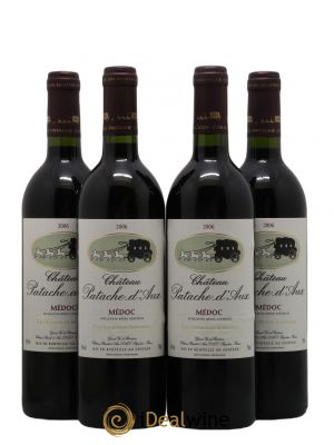 Château Patache d'Aux Cru Bourgeois  2006 - Lot de 4 Bouteilles