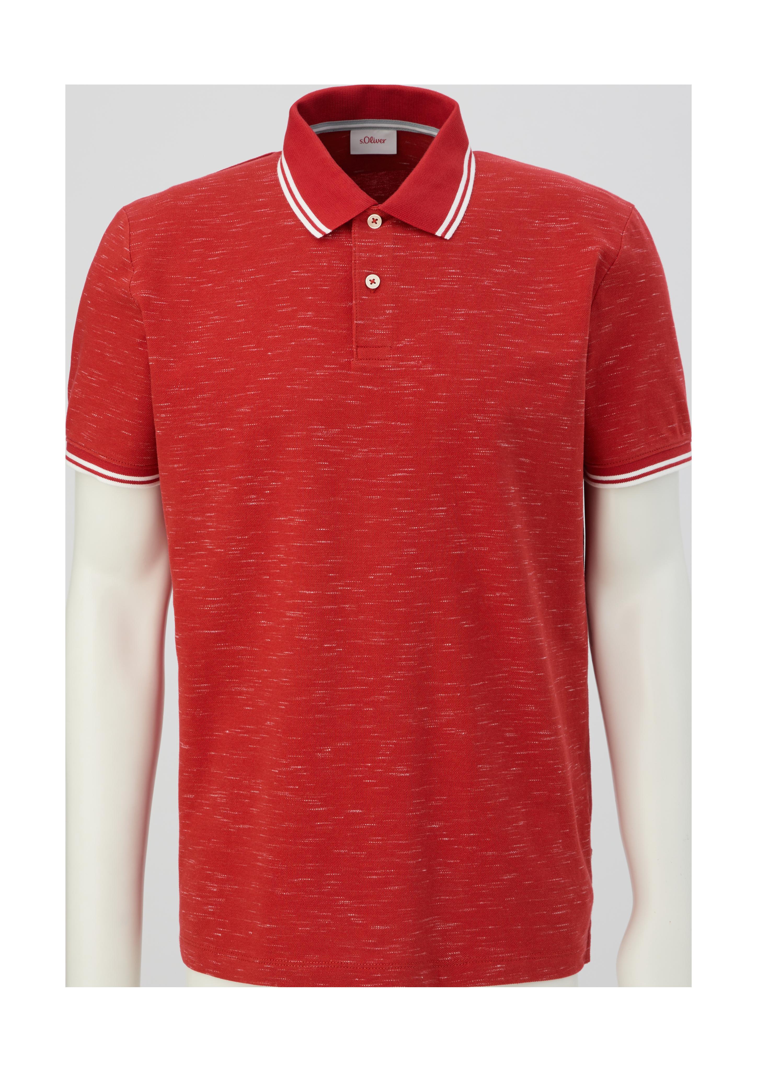 Poloshirt mit Flammgarnstruktur  2131901-30W1