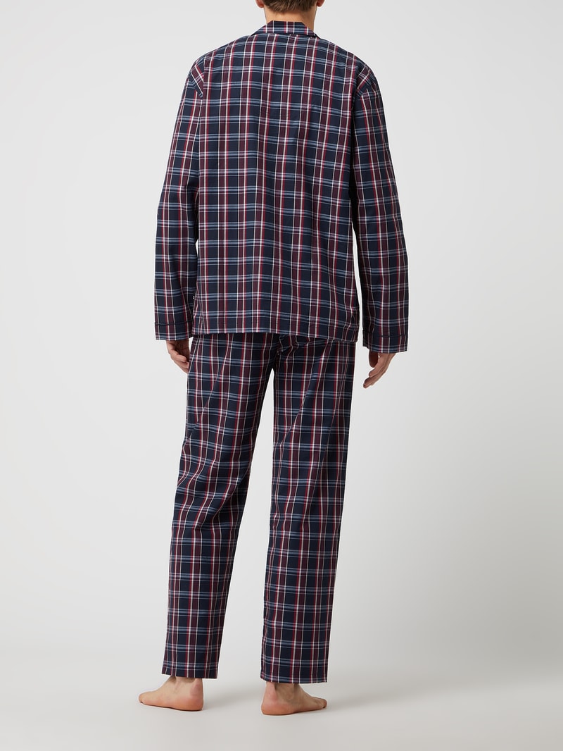 Pyjama aus Baumwolle in dunkelblau