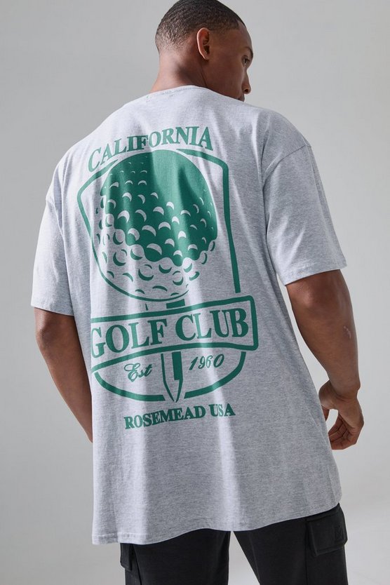 Oversize Man Active Golf Club T-Shirt