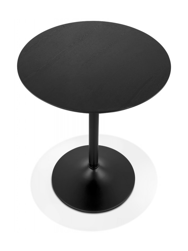 KADIMA DESIGN Esstisch Rund aus Holz und Metall | Moderner Stil in Schwarz günstig kaufen onesize