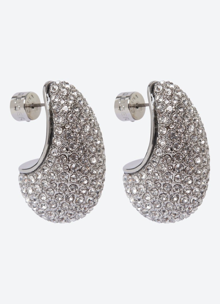 Orecchini Kurt Geiger Pave Dome con pietra di vetro