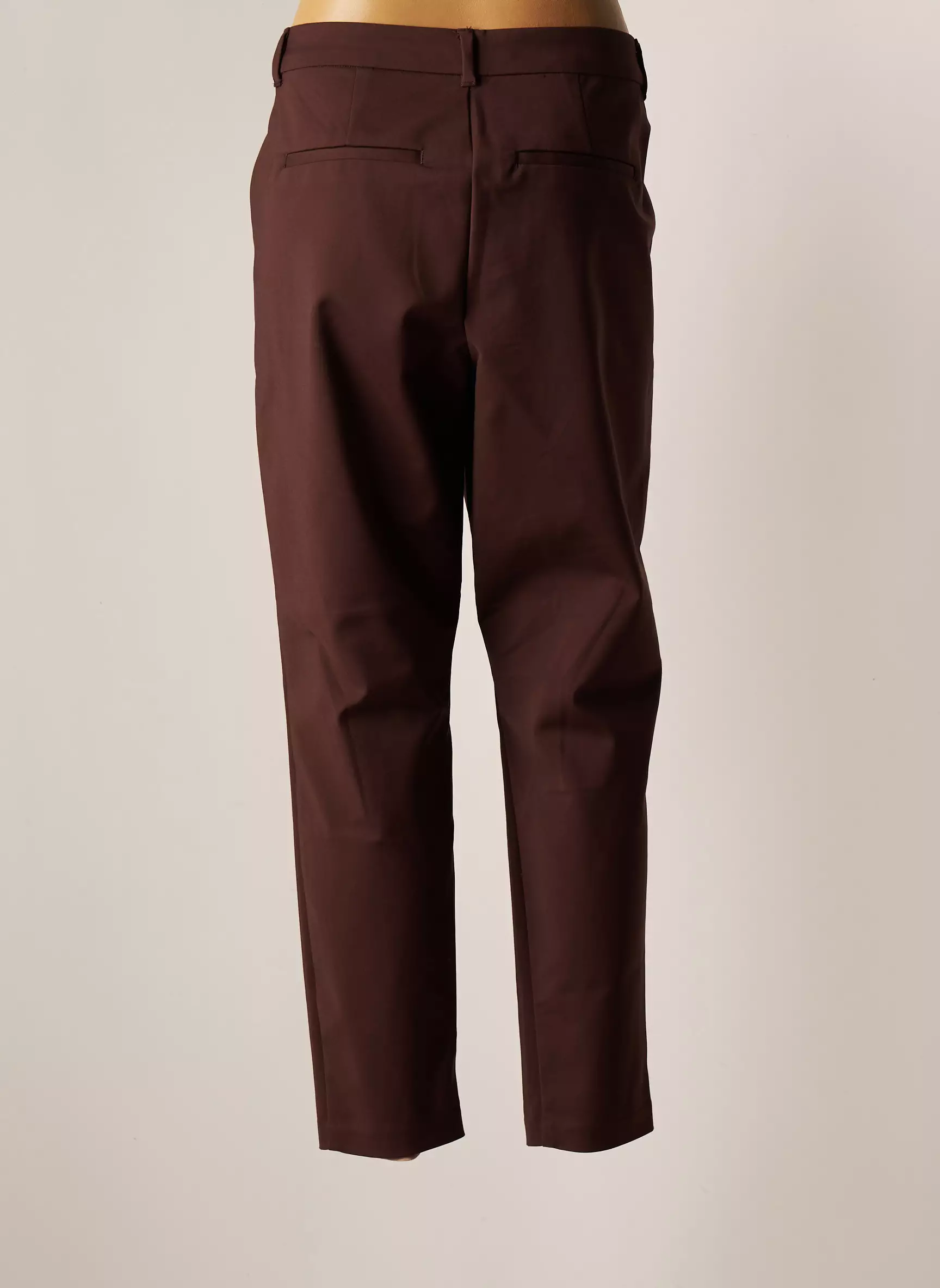 Vero Moda Pantalons Chino Femme couleur marron